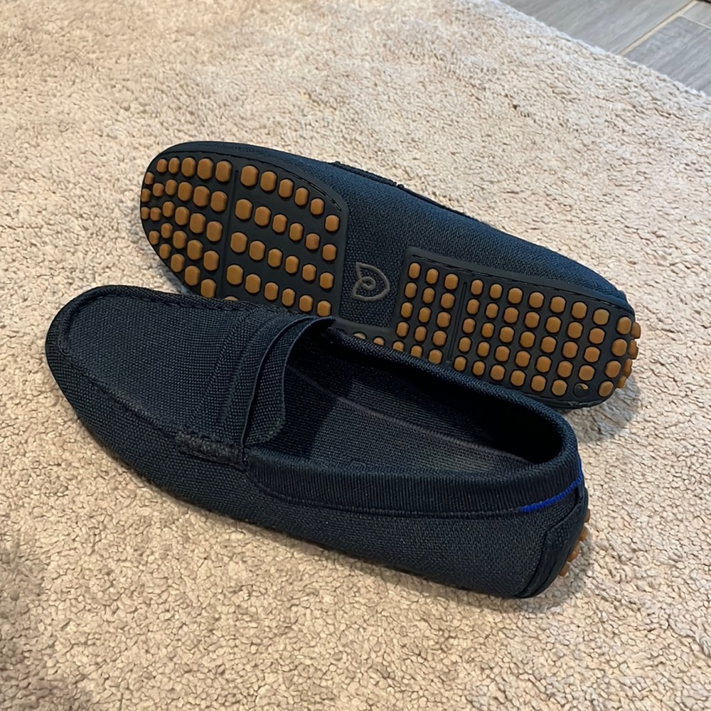 Rothy's Navy Blue Loafers Sz 10